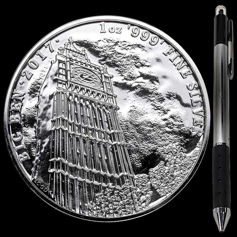 Collectible Landmarks of Britain (Big Ben) 2017 Great Britain 1 oz Silver