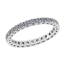 1.93 Ctw VS/SI1 Diamond 14K White Gold Entity Band Ring