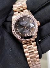 Factory Diamond New 31mm Rolex (278285RBR) Presidential Datejust Comes with Box and Papers