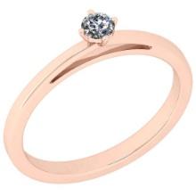 CERTIFIED 1.05 CTW G/VS1 ROUND (LAB GROWN Certified DIAMOND SOLITAIRE RING ) IN 14K YELLOW GOLD
