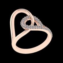 2.31 CtwVS/SI1 Diamond 14K Rose Gold Eternity Ring (ALL DIAMOND ARE LAB GROWN)
