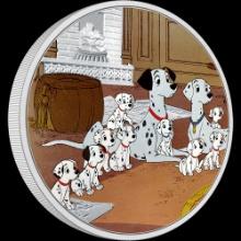 Disney 101 Dalmatians - Family 1oz Silver Coin