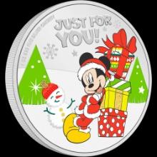 Disney Season's Greetings 2021 1oz Silver Coin
