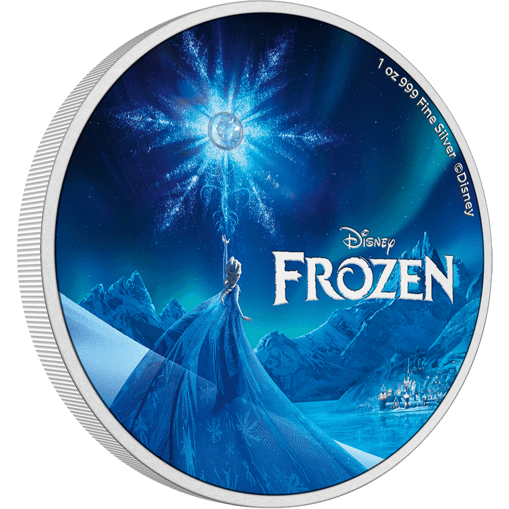 Disney 2023 Frozen 10th Anniversary 1oz Silver Coin