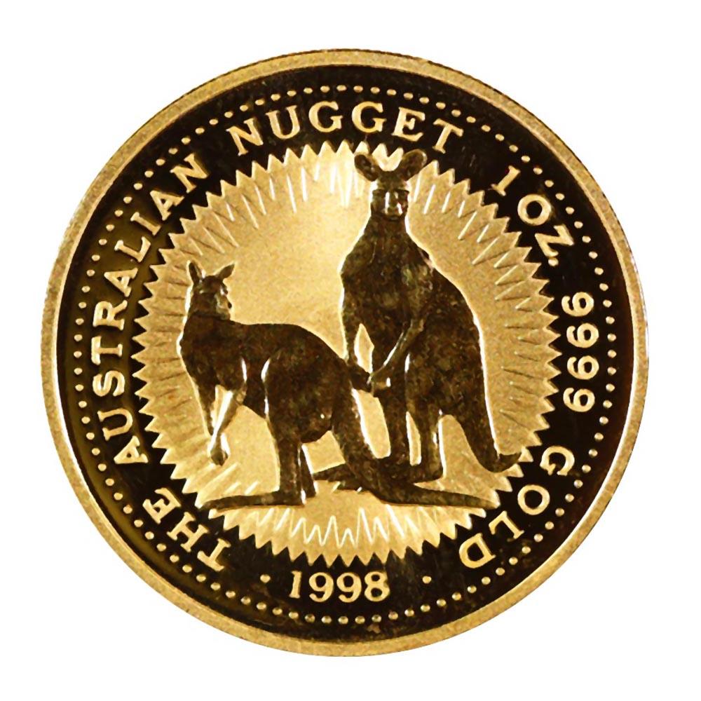 Australian Gold Nugget/Kangaroo One Ounce 1988 Proof