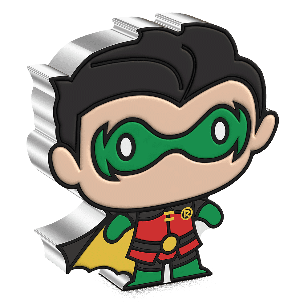 DC Comics - ROBIN(TM) 1oz Silver Chibi(R) Coin