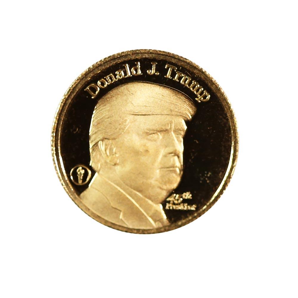 Donald Trump 45th President 1/4 Oz. Gold Medal BU