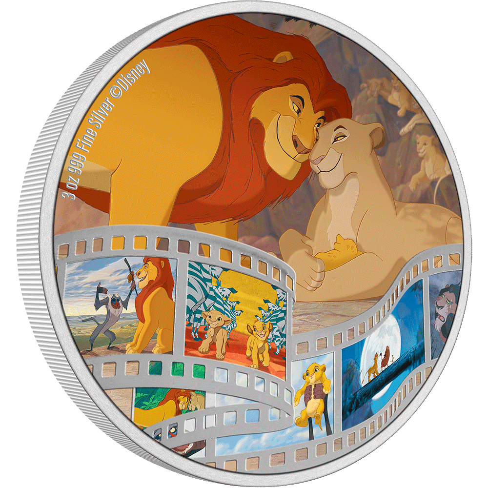 Disney Cinema Masterpieces - The Lion King 3oz Silver Coin