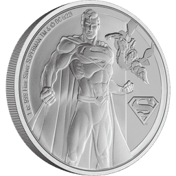SUPERMAN(TM) Classic 1oz Silver Coin