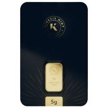 Kinesis 5 Gram Gold Bar - Lady Justice