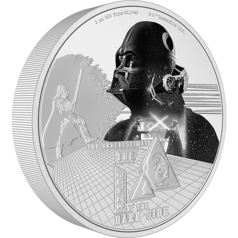2023 Darth Vader(TM) 3oz Silver Coin