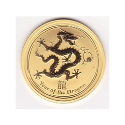 Australian Series II Lunar Gold Half Ounce 2012 Dragon