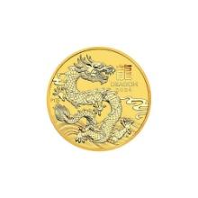 2024 Australia 1/10 oz Gold Lunar Dragon BU (Series III)