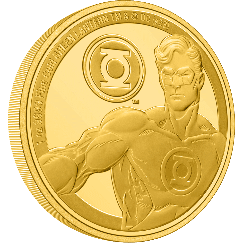 GREEN LANTERN(TM) Classic 1oz Gold Coin