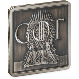 Game of Thrones(TM) - Iron Throne 1oz Silver Medallion