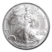 2003 1 oz Silver American Eagle BU