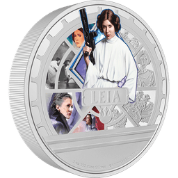 Star Wars(TM) Princess Leia(TM) 3oz Silver Coin