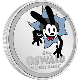 Disney 100 Years of Wonder - Oswald the Lucky Rabbit 1oz Silver Coin