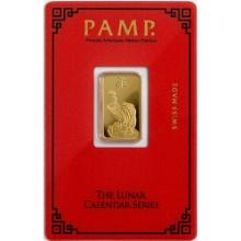 Pamp Suisse 5 Gram Gold--Year of the Rooster