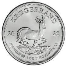 2022 South Africa 1 oz Silver Krugerrand BU