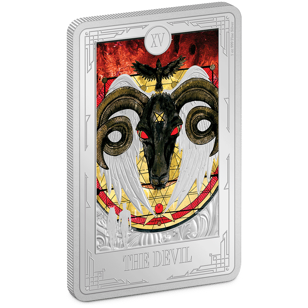 Tarot Cards - The Devil 1oz Silver Coin