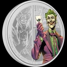 DC Villains - THE JOKER(TM) 1oz Silver Coin