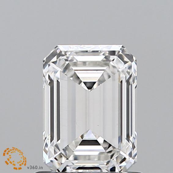 1.06 ctw. VS1 IGI Certified Emerald Cut Loose Diamond (LAB GROWN)