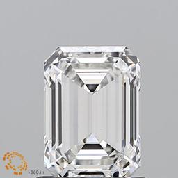 1.06 ctw. VS1 IGI Certified Emerald Cut Loose Diamond (LAB GROWN)