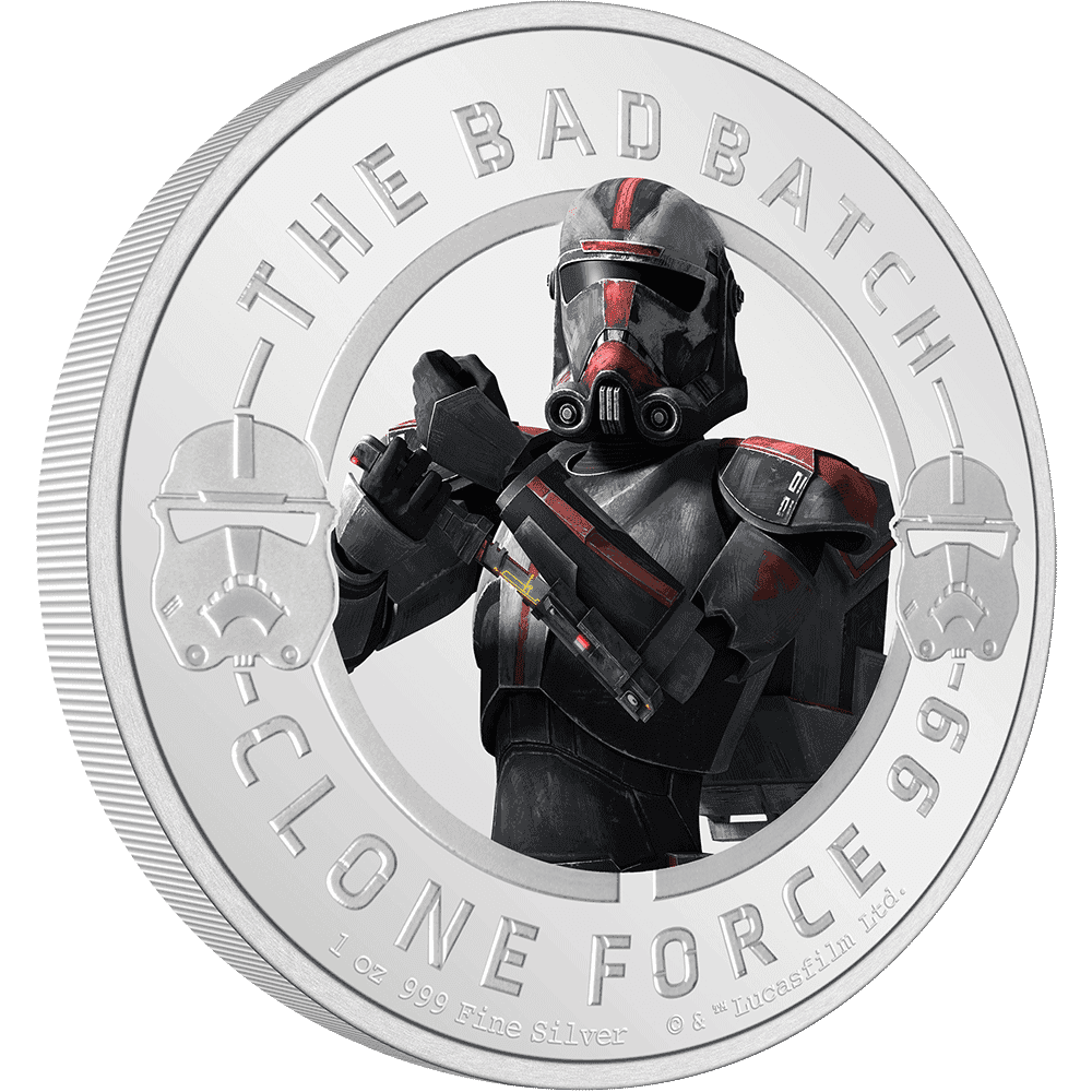 Star Wars(TM) The Bad Batch(TM) - Hunter 1oz Silver Coin