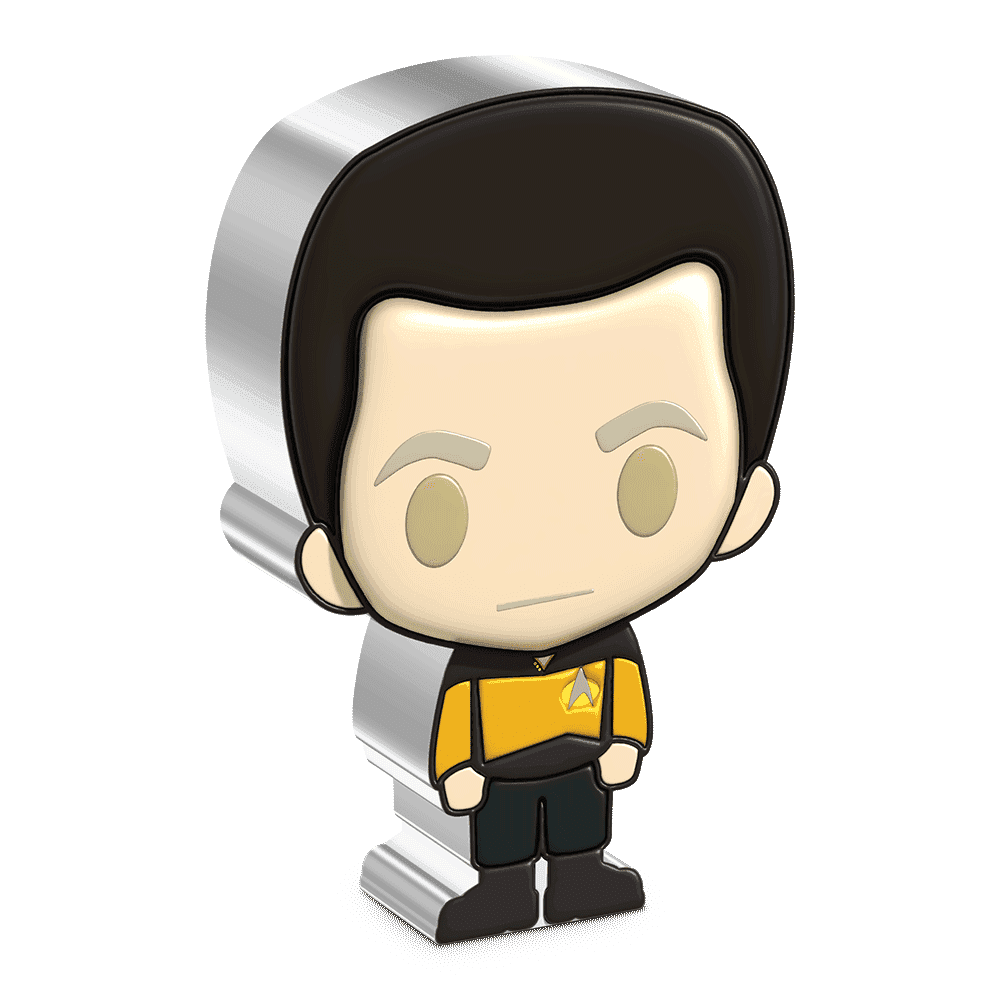 Star Trek - Data 1oz Silver Chibi(R) Coin