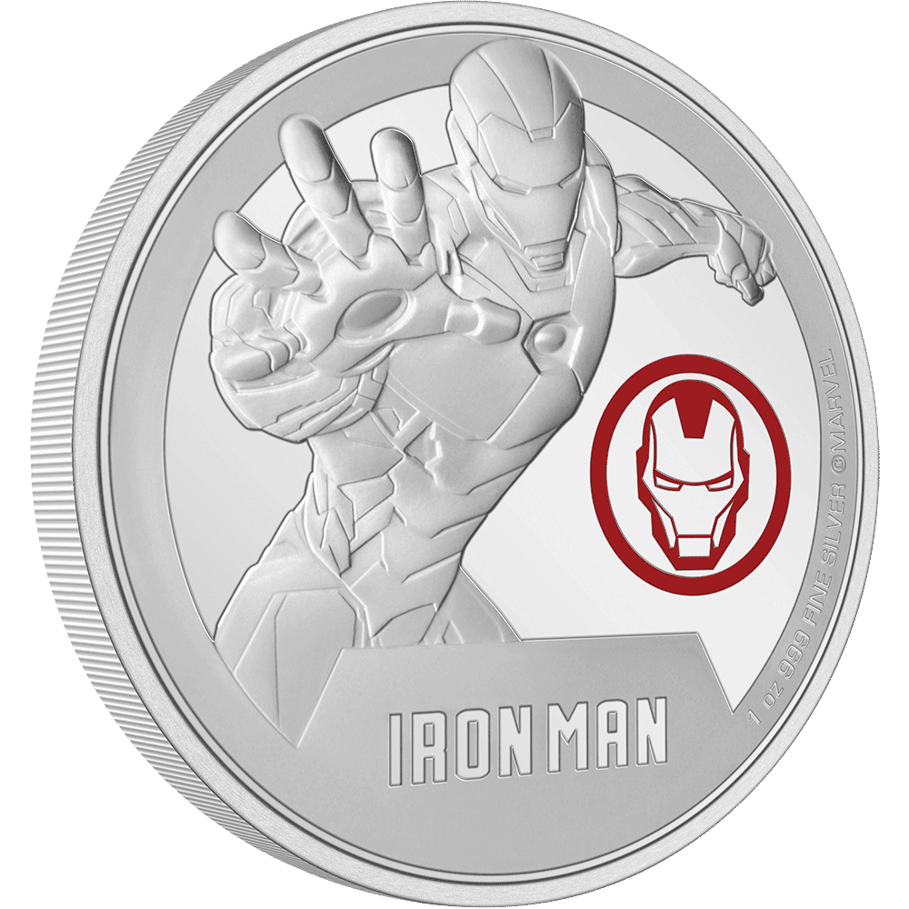 Marvel Iron Man 1oz Silver Coin