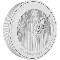 SUPERMAN(TM) 85th Anniversary 3oz Silver Coin