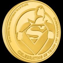 SUPERMAN(TM) 85th Anniversary 1/4oz Gold Coin