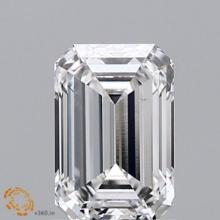 1.09 ctw. VS2 IGI Certified Emerald Cut Loose Diamond (LAB GROWN)