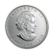 2013 Silver Maple Leaf 1 oz Uncirculated