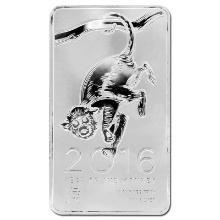 NTR Mint Silver Bar 10 oz - 2016 Monkey Design