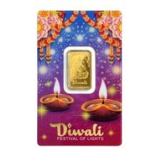 Pamp Suisse 10 Gram Gold Bar Diwali - Festival of Lights