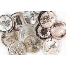 1 oz Circulated Silver World Bullion Coins .999