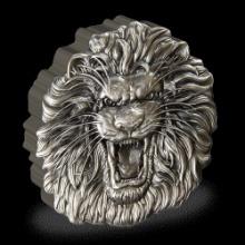 Fierce Nature - Lion 2oz Silver Coin