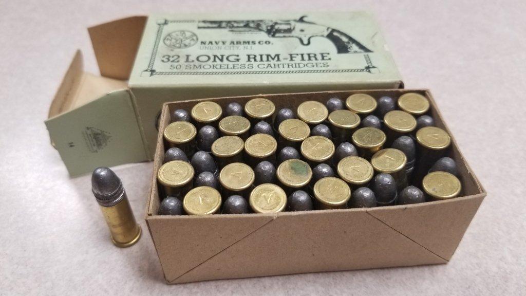 50 Rounds of Navy Arms 32 Long Rim Fire Ammo
