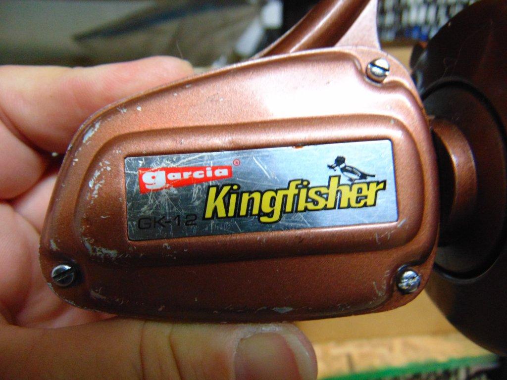 2 fishing reels jc higgins garcia kingfisher