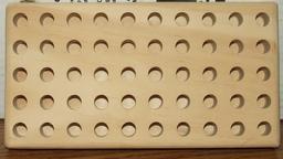 9mm Luger 50 Round  Wood Loading Block