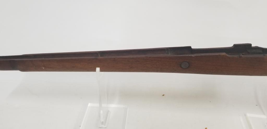 wooden military rifle stock