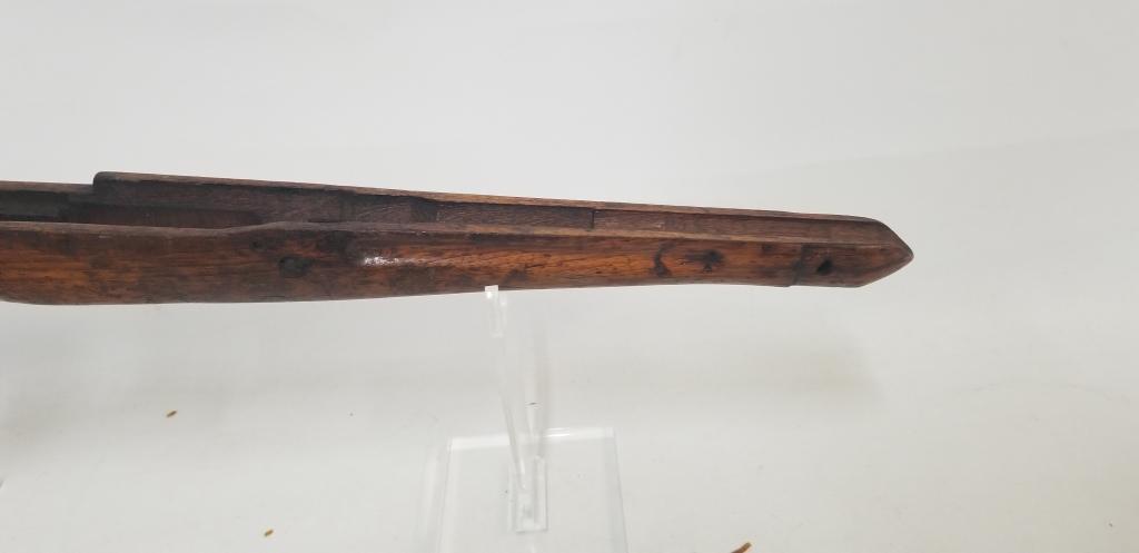 wooden military rifle stock