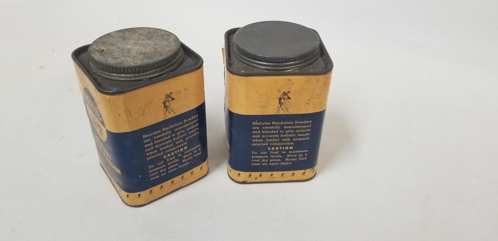 2 cans Hivel No.2 Military Rifle Powder