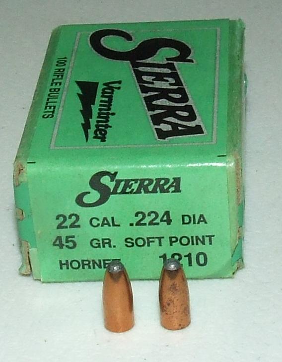 Sierra 22 cal  .45 gr  47 ct