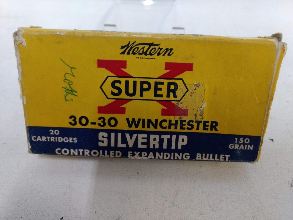 20 Rnd Box Winchester Super X 30-30 Silvertip