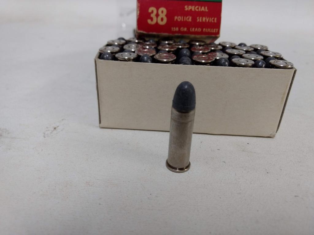 50 Rnd Box Vintage Remington Kleanbore 38 Spl. Pol
