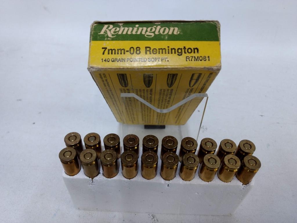 20 Rnd Box Remington 7mm -08 Rem