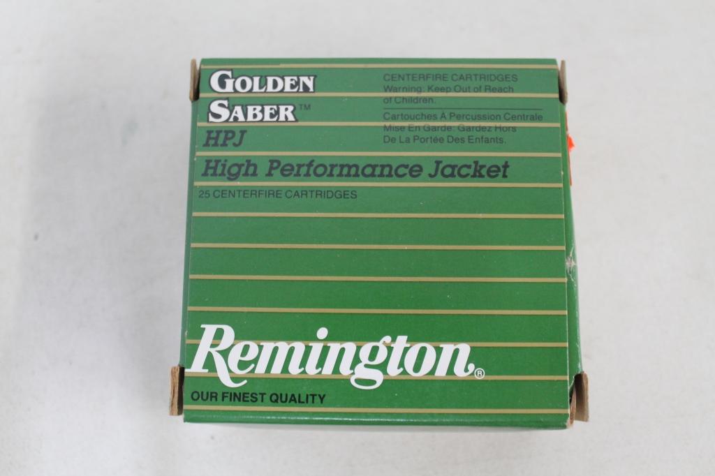 2- Boxes Of Remington Golden Saber 9mm 124 Gr Bjhp